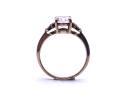 9ct Morganite & Diamond Ring
