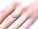 9ct Yellow Gold Double Wishbone Ring