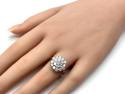9ct Yellow Gold CZ Cluster Ring