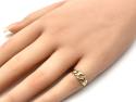 9ct Yellow Gold Curb Link Ring