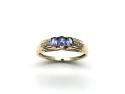 9ct Tanzanite & Diamond Ring