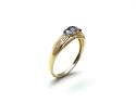 9ct Tanzanite & Diamond Ring
