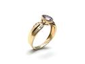 9ct Tanzanite & Diamond Ring