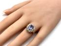14ct Tanzanite & Diamond Ring