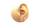 18ct Diamond Solitaire Stud Earrings