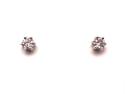 18ct Diamond Solitaire Stud Earrings