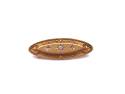 15ct Diamond Bar Brooch Birmingham 1901