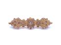 9ct Seed Pearl Brooch Birmingham 1888
