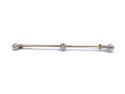 Diamond Three Stone Bar Brooch