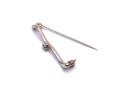 Diamond 3 Stone Brooch