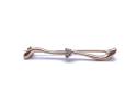 Diamond 3 Stone Brooch