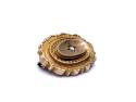 9ct Yellow Gold Diamond Brooch 1890