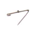 Diamond Solitaire Bar Brooch