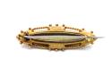9ct Yellow Gold Diamond Brooch 1903