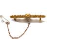 An Old Diamond Solitaire Brooch