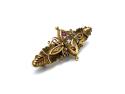 15ct  Ruby & Diamond Brooch 1901