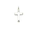 Silver Milgrain Cross Pendant