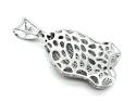 Silver CZ Healing Hands Pendant