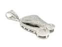 Silver CZ Healing Hands Pendant