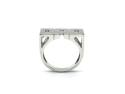 Silver Basket Side Dad Ring