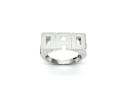 Silver Curb Side Dad Ring