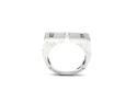 Silver Curb Side Dad Ring
