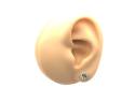 9ct Peridot & Diamond Cluster Earrings 0.33ct