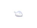 Silver Butterfly Heart Locket 10mm