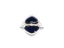 Silver I Love You Diamond Heart Fob Locket