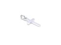 Silver Plain Cross
