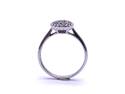 9ct White Gold Diamond Cluster Ring