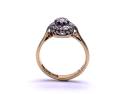 18ct Yellow Gold Diamond Cluster Ring