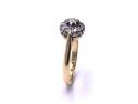 18ct Yellow Gold Diamond Cluster Ring
