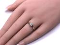 9ct Yellow Gold Diamond Cluster Ring