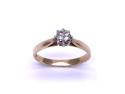 9ct Yellow Gold Diamond Cluster Ring