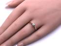 9ct Yellow Gold Diamond Cluster Ring