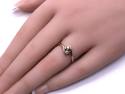 9ct Yellow Gold Diamond 2 Stone Ring