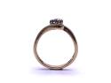 9ct Yellow Gold Diamond 2 Stone Ring