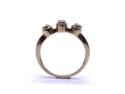 9ct Yellow Gold Diamond 3 Stone Ring