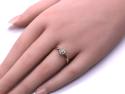 9ct Yellow Gold Diamond Cluster Ring