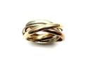 9ct 3 Colour Fancy Wedding Band