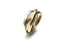 9ct 3 Colour Fancy Wedding Band