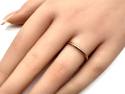 9ct Rose Gold Twisted Wedding Ring 2mm