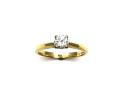 18ct Princess Cut Diamond Solitaire
