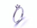 18ct White Gold Diamond Solitaire Ring