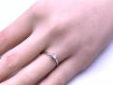 18ct White Gold Diamond Solitaire Ring