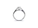 9ct White Gold Diamond Solitaire Ring