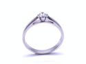 18ct White Gold Diamond Solitaire Ring