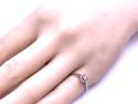 9ct Diamond Solitaire Halo Ring