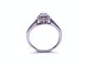 9ct Diamond Solitaire Halo Ring